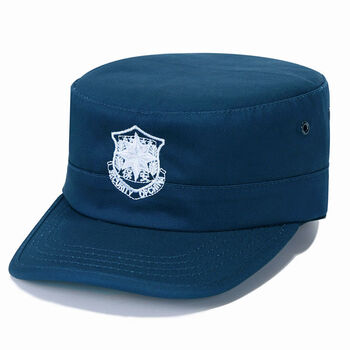 碧冰新式保安帽夏季男款平顶作训帽鸭舌帽黑色服便帽作战帽子通用