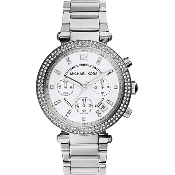 迈克科尔斯七夕礼物michaelkors三眼金表镶钻轻奢女表mk5354mk5353