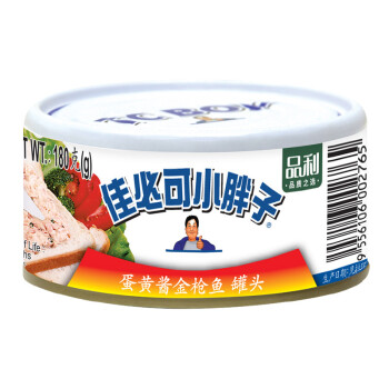 佳必可小胖子 蛋黄酱金枪鱼罐头180g 泰国进口方便速食 