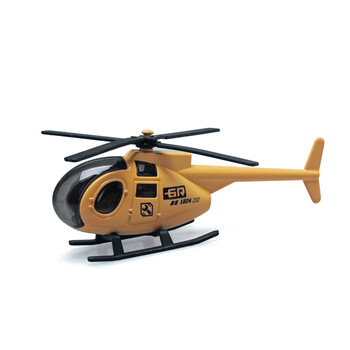 disney合金小直升机模型城市消防救援工程巡逻机儿童金属小飞机玩具