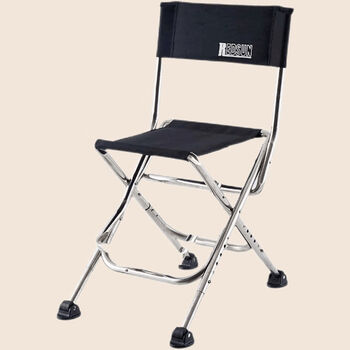 南啵丸钓鱼椅子可折叠不锈钢加厚钓椅便携钓鱼坐凳升降马扎户外野钓