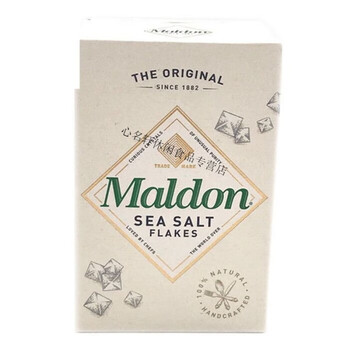 隽辰堂茗仟英国进口莫顿海盐薄片玛尔顿美顿海盐薄片莫顿海盐片250g5