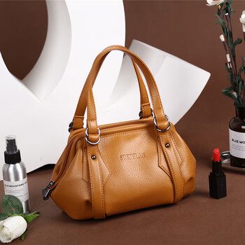 中老年女士小手提包2019新款韩版百搭妈妈款零钱手机休闲小手拎包 深