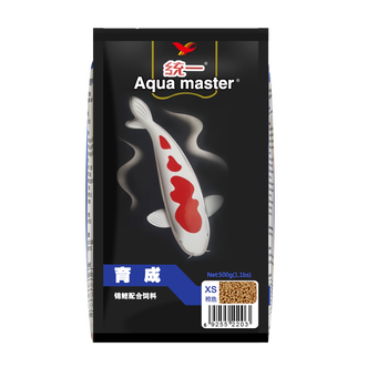 统一锦鲤鱼苗饲料幼鱼食不易浑水增体增色黑统一锦鲤饲料稚鱼育成500g 稚鱼育成500g 适合5cm以上鱼 图片价格品牌报价 京东