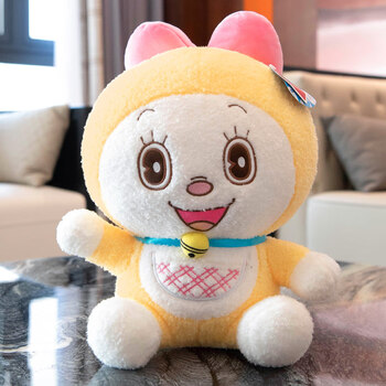 哆啦梦公仔叮当猫大玩偶机器猫娃娃蓝胖子抱枕毛绒玩具女生礼物纯真哆