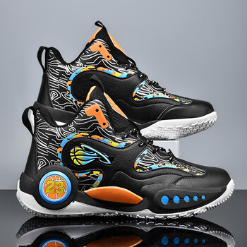 乔丹格兰joedongolan篮球鞋男限量版秋冬网面透气男童儿童蓝球鞋学生