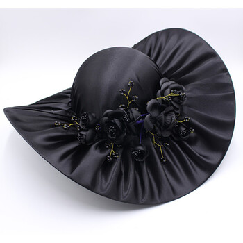 yngfn 新款婚纱主题写真拍照演出道具欧式宫廷礼帽超大公主结婚帽子