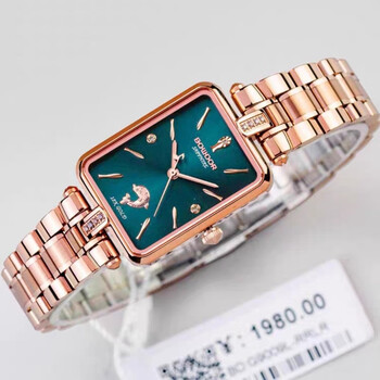 宝舵bowdor宝舵手表女士方盘时尚石英表休闲钢带g9009防水皮带g9010