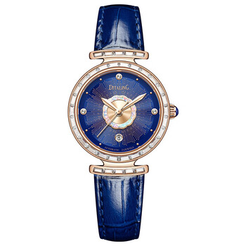 ditaling德国品牌气质轻奢百搭潮流防水时尚优雅镶钻机械表女款dt1