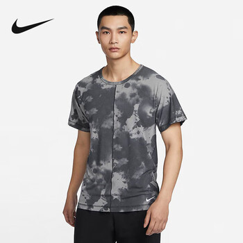 耐克nikedrifit男子印花短袖上衣夏季速干透气运动t恤dx0923060dx