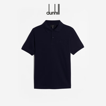 登喜路dunhill男士1921标识短袖春夏黑色xs
