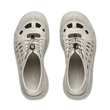 李宁23夏季时尚系列女子凉鞋洞洞鞋刚燕麦灰azst010136美码6