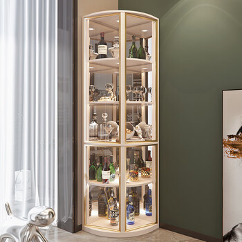 igiftfire轻奢酒柜现代简约转角置物架客厅墙角柜三角柜小户型转角落