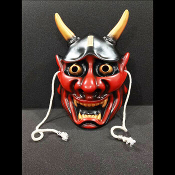 日式和风cosplay般若面具防摔树脂恐怖浮世绘挂件纹身店摆件收藏礼物