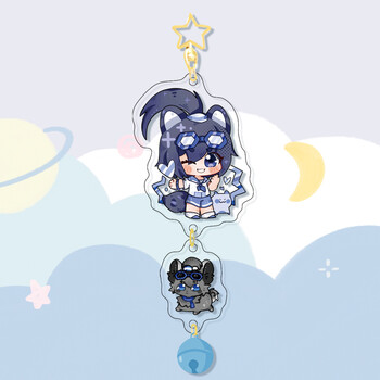 挂件雷狮安哥二次元q版挂饰礼品艾米铃铛钥匙扣双面夹层铃铛钥匙扣