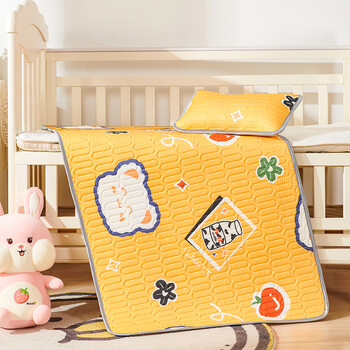 徐小小婴儿床凉感丝乳胶凉席可爱卡通夏季儿童冰丝床褥垫子夏凉席子