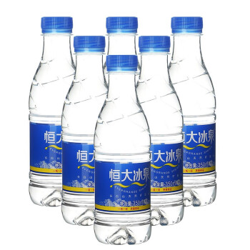 椰樹恒大冰泉長白山飲用天然礦泉水小瓶裝350ml12瓶