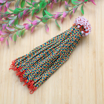 觅馨摆摊热卖端午节五彩绳手链饰品单珠彩线编织手绳节日活动礼品赠品