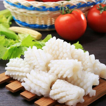 流连湾鱿鱼花新鲜速冻鱿鱼卷去皮鱿鱼花鲜冻鱿鱼火锅食材批发8斤装