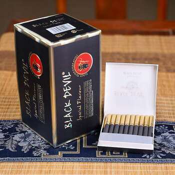 印象风情粗支翻盖茶烟薄荷味一条茶叶烟非专卖烟非传统丝黑鬼粗支一条