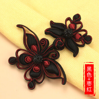 美智祥旗袍盘扣扣子布扣辅料手工蛱蝶中式唐装女纽扣中国风复古花扣
