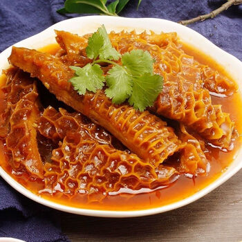 点心酱香金钱肚港式茶楼点心早餐方便速食菜半成品 黑椒猪肚400g/2袋