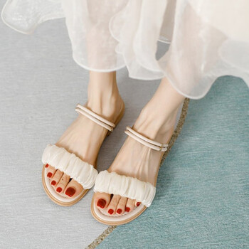 小回力家两穿凉鞋女2024年夏季新款平底软底仙女风时尚凉拖鞋夏款女士