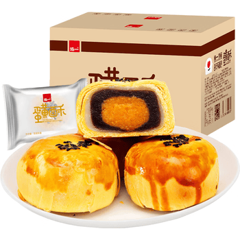 泓一 蛋黄酥6枚装 送礼品饼干蛋糕点心早餐代餐办公室休闲零食240g 【尝鲜推荐】雪媚娘蛋黄酥240g