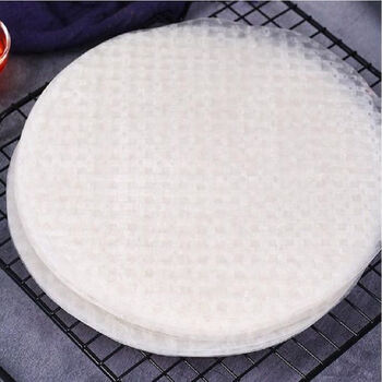 越南特产春卷皮16cm水晶透明手卷皮春饼皮米皮糯米纸饼美食16cm春卷皮