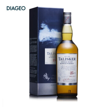 帝亚吉欧泰斯卡 Talisker 洋酒25年苏格兰进口单一麦芽威士忌whisky700ml 图片价格品牌报价 京东