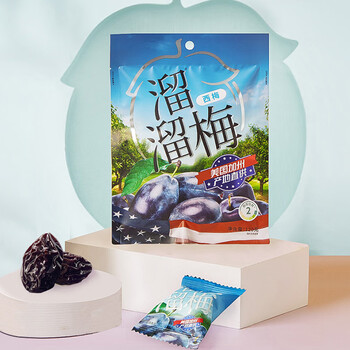 溜溜梅西梅120g休闲零食加州大西梅子零食雪梅 120g西梅(拍4更