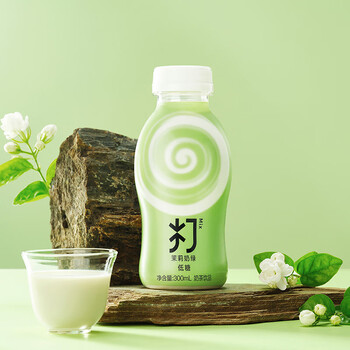 农夫山泉打奶茶低糖茉莉奶绿300ml茶饮料饮品 茉莉奶绿奶茶300m.l*6.