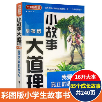 男孩版小故事大道理 小故事大道理全集小男孩故事启蒙孩子的小故事大道理6-12岁孩子成长家庭教育童书 小学生课外读物少儿教育书籍