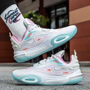 娇姿彤高品质全城篮球鞋男鞋运动鞋荧光粉定制大小勿拍随机发一双袜子