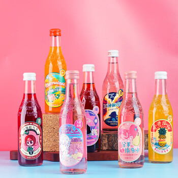 xywlkj汉口二厂汽水12瓶恋爱樱花橙汁分手快乐碳酸饮料凤梨网红武汉