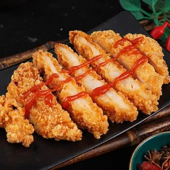 20片卡滋脆大鸡排油炸半成品鸡胸肉类汉堡炸锅炸鸡货食材整箱批发 4斤