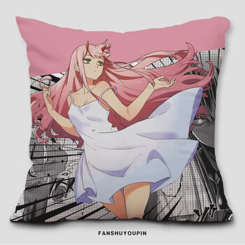 晴野国家队周边02抱枕darlinginthefranxx宅男动漫靠垫套双面定制