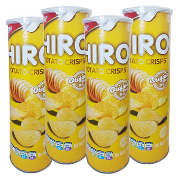 hiro 原味薯片桶装 100g桶  印尼原装进口 膨化食品 下午茶点心 休闲