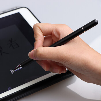 触屏笔手写平板触控笔华为苹果联想通用电脑屏幕点触绘画画电容笔黑色