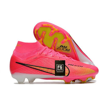 linikerb纯原小李子刺客15代足球鞋airzoom气垫fg高帮全针织ag低帮c罗