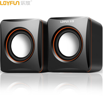 乐放（LOYFUN）LF-701 音响 2.0声道USB电脑便携式多媒体迷你小音箱 笔记本桌面有线mini低音炮 支付收款提醒