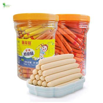 宝宝肠深海鳕鱼肠小火腿肠鱼肠儿童即食零食雪鱼香肠鱼肉肠儿童肠大虾
