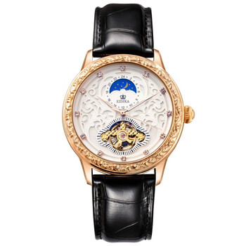 eidika艾帝卡骑士系列3d纹路表盘复古外观机械手表 e88-16