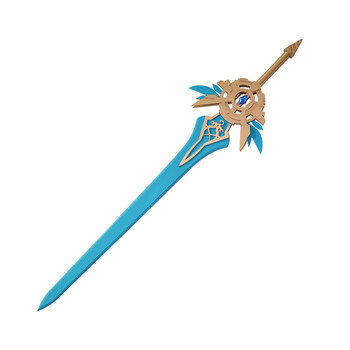 漫萌原神cos道具雾切苍古祭礼剑魈长qiang狼末大剑cosplay武qi天空之