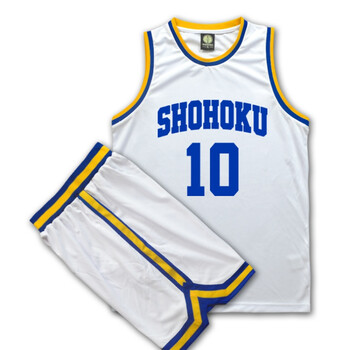 滕讯体育nba同款 sd复古灌篮高手球衣队服湘北队10号樱木花道篮球衣