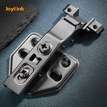 【京选】joylink左邻铝框门铰链橱柜铝合金框门玻璃展示书柜阻尼缓冲