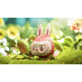 popmart泡泡玛特labubu花之精灵系列手办盲盒公仔确认款捕蝇草venus