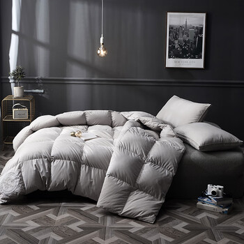 波司登羽绒被100支全棉磨毛95%加厚冬被保暖鸭绒被双人被子 100支全棉