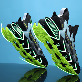 miflame国潮跑鞋男夏季碳板超轻减震刀锋跑步鞋青少年痞帅帅竞速运动