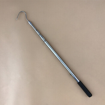 花语奇萌钩槐花勾子和杆201不锈钢取物单搭钩可拆型金属水草钩子3米4